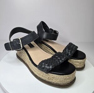 ⭐️40% Off⭐️ Steven by Steve Madden Sabble Black Espadrille Flatform Sandals